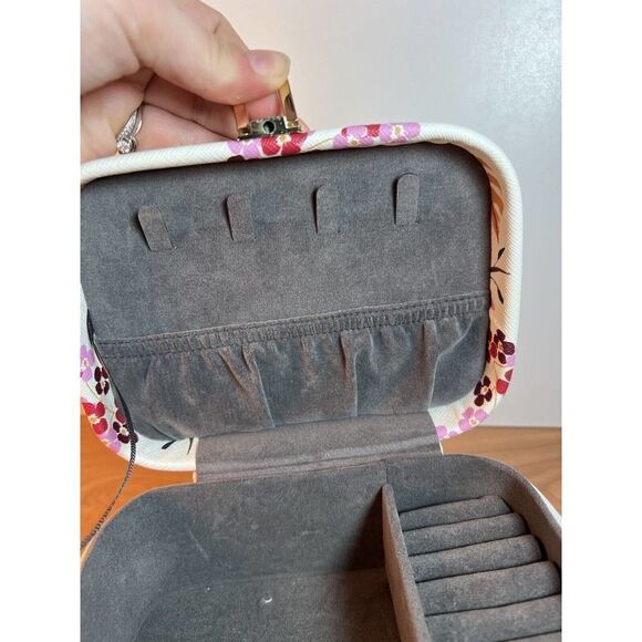 Floral Jewelry Box 6x4x2.5” Unbranded - Picture 9 of 12
